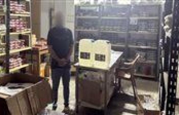 ضبط أحد الأشخاص بالقاهرة لإدارته مصنعًا لإنتاج سائل أجهزة التدخين دون ترخيص
