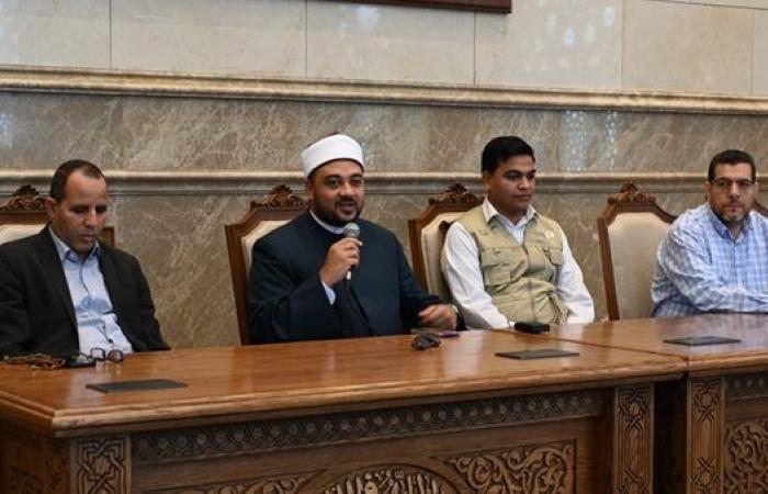 إنطلاق أولى محاضرات معسكر "صحح مفاهيمك" لأعضاء اتحاد "بشبابها" بمسجد مصر