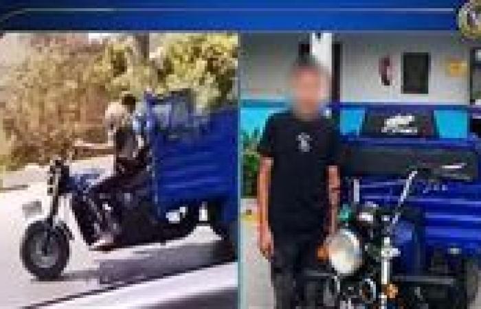 الأمن يكشف ملابسات فيديو اصطدام قائد تروسيكل بأحد أفراد المرور