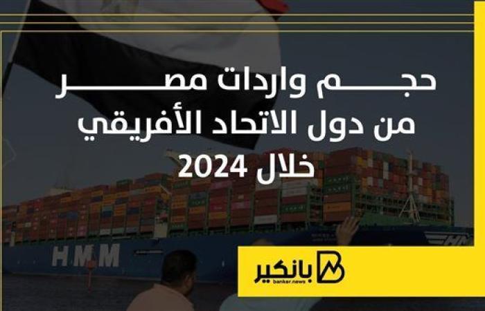حجم
      الواردات
      المصرية
      من
      دول
      الاتحاد
      الإفريقي
      خلال
      2024
      |
      إنفوجراف - غاية السعودية