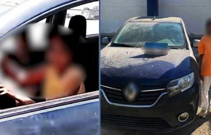 «خدها من ورا أبوه».. القبض على طفل قاد سيارة في بني سويف الجديدة