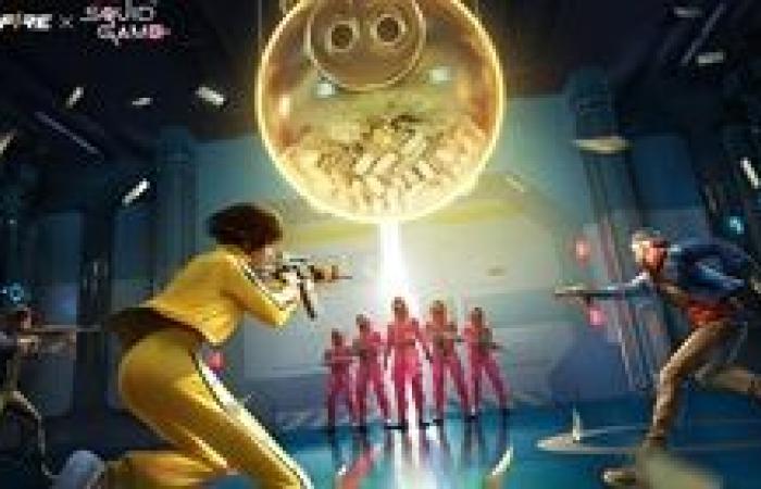 جارينا فري فاير تتعاون مع مسلسل Squid Game احتفالًا بالذكرى السنوية الثامنة لإطلاق اللعبة