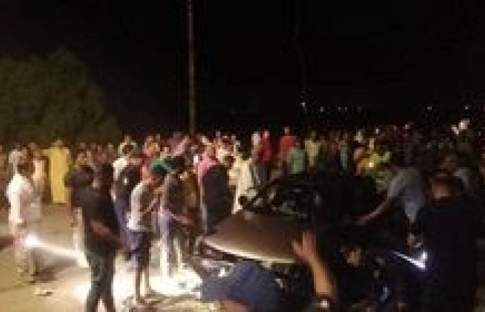 مصرع وإصابة 3 أشخاص في انقلاب سيارة بمصرف مائي بالغربية