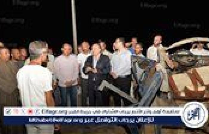 محافظ أسيوط يتفقد موقع حادث محور ديروط ويزور المصابين بالمستشفيات