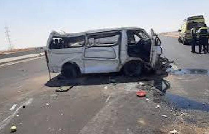 بالأسماء.. 10 مصابين حصيلة حادث انقلاب ميكروباص على الطريق الدائرى فى قليوب