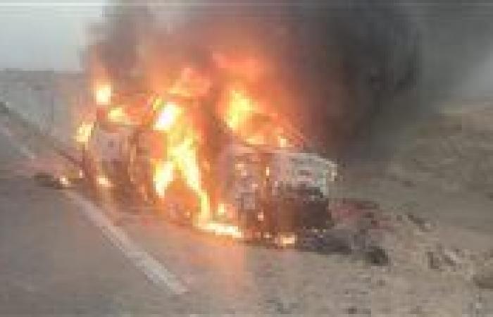 السيطرة على حريق سيارة ملاكى فى المعادى دون إصابات
