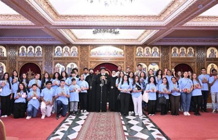 البابا تواضروس الثاني يستقبل مجموعة خدام من كنيستنا في نيوكاسل