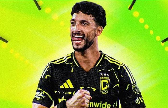 كولومبوس الأمريكي يحتفل بالتعاقد مع وسام أبو علي: الرقم 9 الذي كنا نبحث عنه