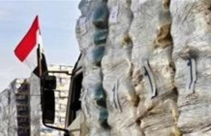 تحرك شاحنات المساعدات المصرية باتجاه قطاع غزة